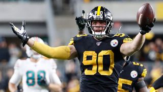 Steelers' TJ Watt Receives Fierce Support From The Newly-Retired Aaron Donald (Steelers News). Photo by Don Wright / AP